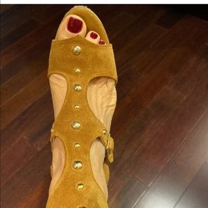 Jimmy Choo Frenzy Wedge Studded Gladiator sexy